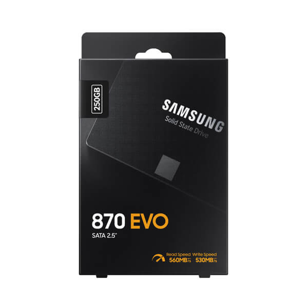 حافظه اینترنال سامسونگ SSD مدل 870EVO ظرفیت 250 گیگابایت