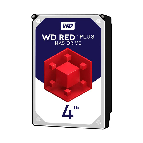 هارد دیسک اینترنال وسترن دیجیتال قرمز پلاس ظرفیت 4 ترابایت