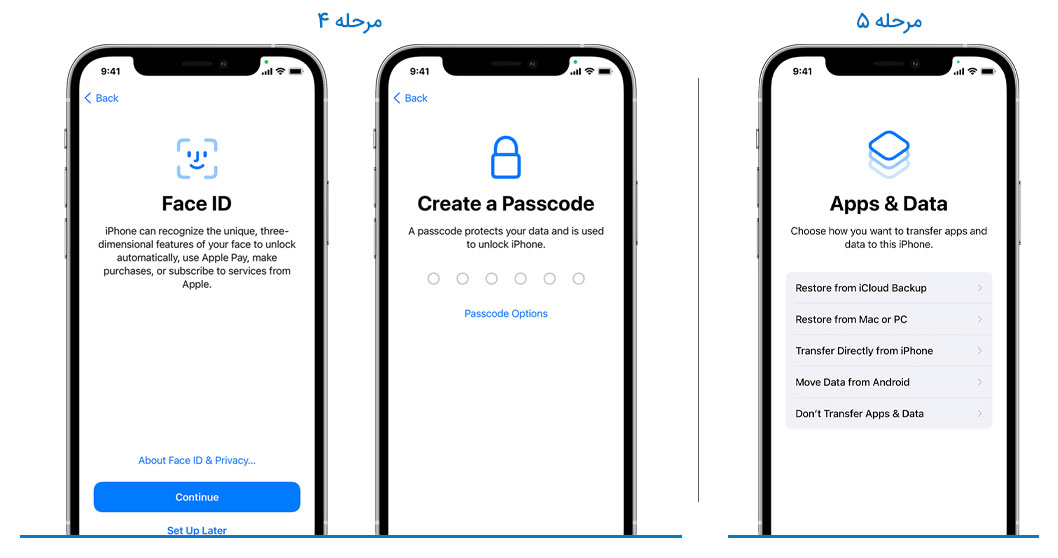 راه اندازی اولیه گوشی های آیفون-3